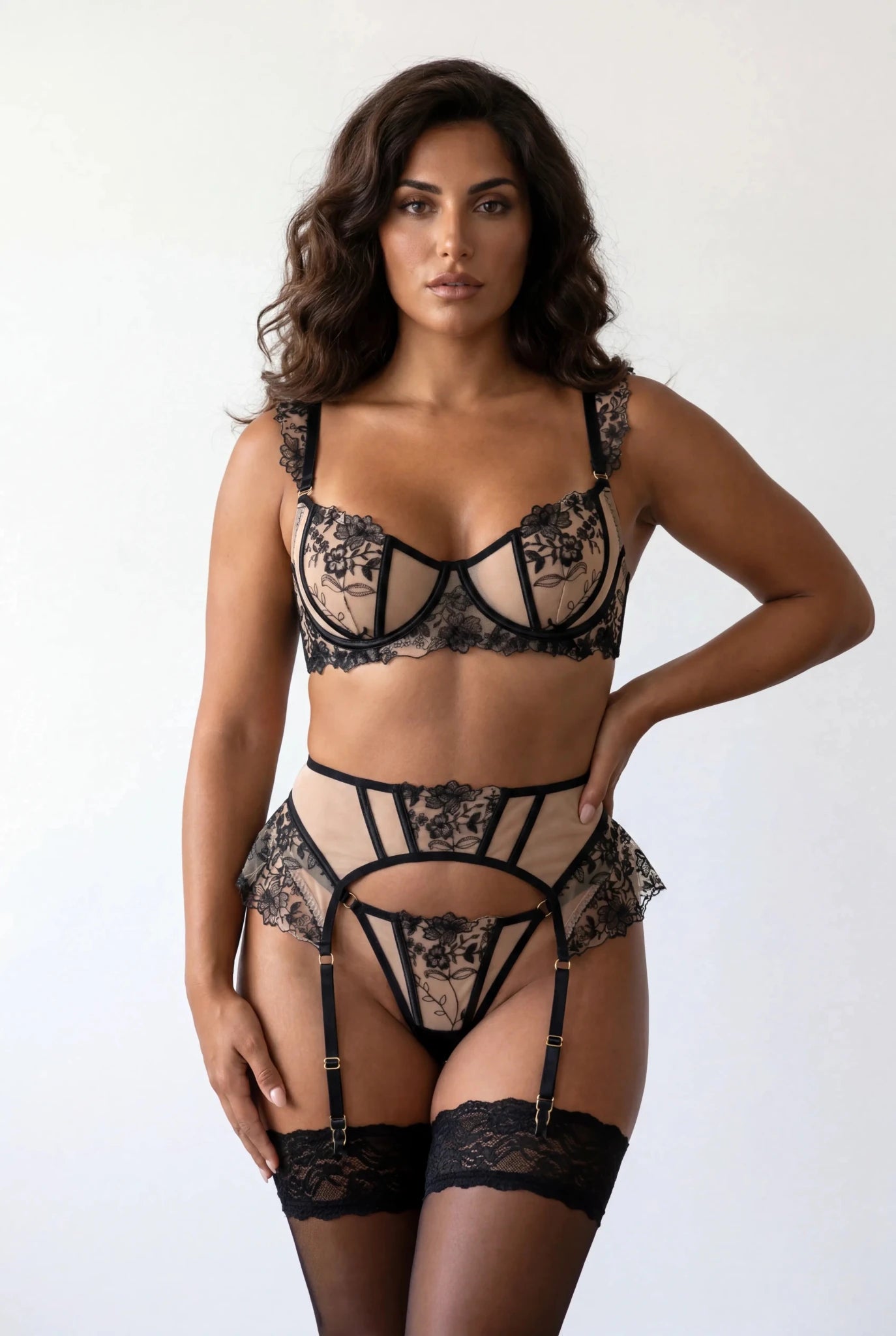 Ensemble lingerie trois pièces - SCANDAL - NAKED Underwear FR